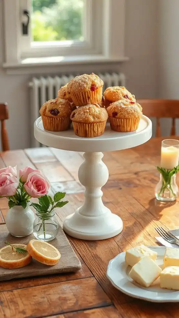 cranberry orange flavored muffins