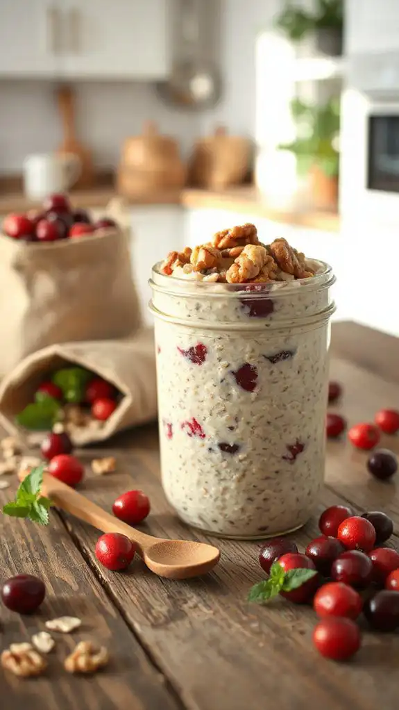 cranberry walnut oats recipe