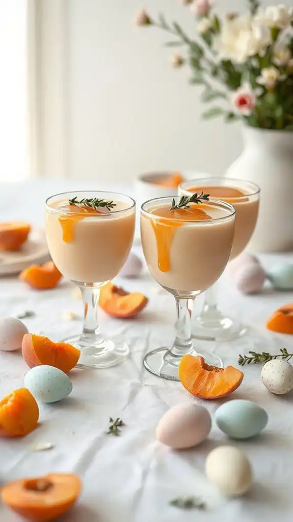 creamy apricot thyme dessert creamy apricot thyme dessert