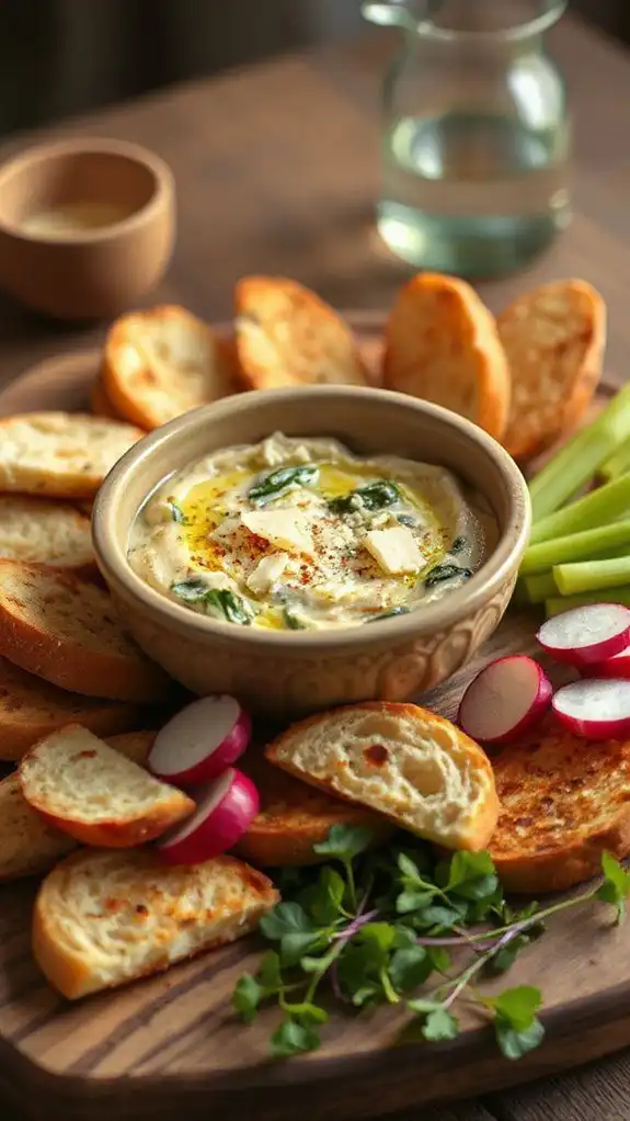 creamy artichoke spinach dip creamy artichoke spinach dip
