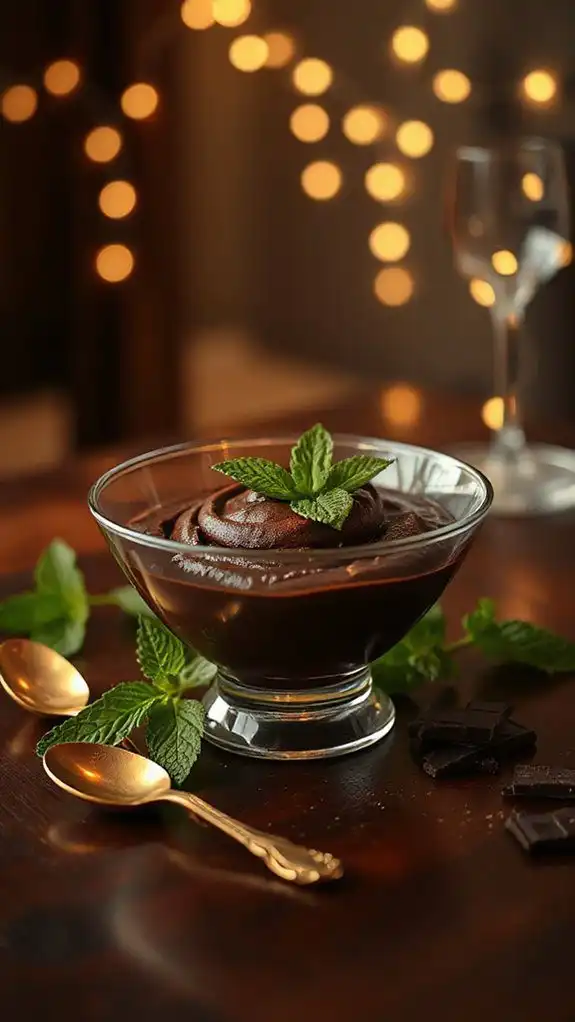 creamy avocado chocolate dessert