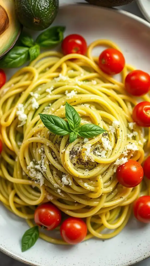 creamy avocado pasta recipe