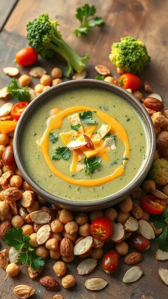 creamy broccoli cheddar soup