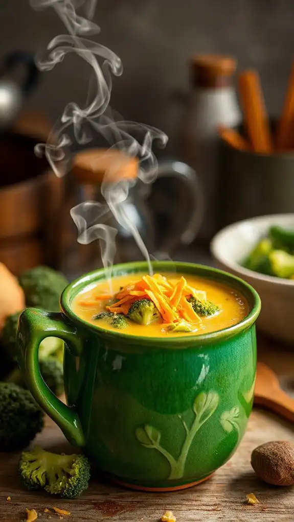 creamy broccoli cheddar soup