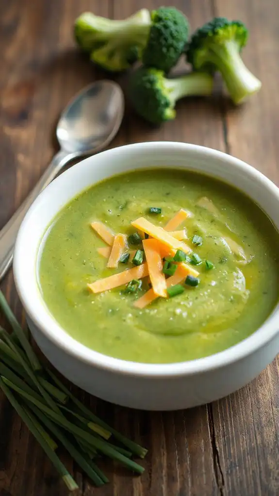 creamy broccoli cheddar soup