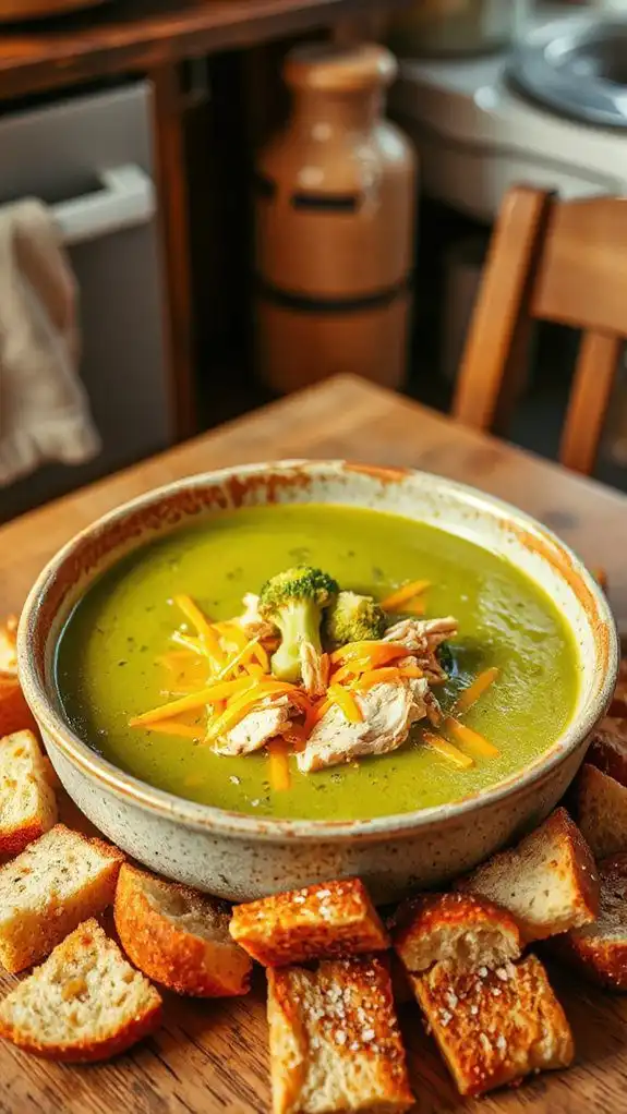 creamy broccoli cheddar soup