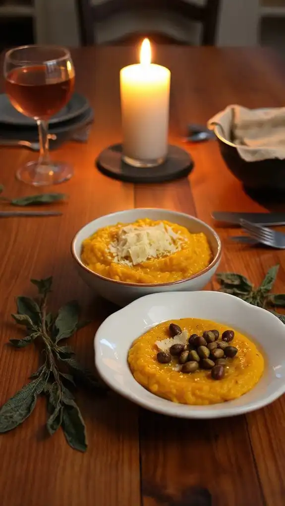 creamy butternut squash risotto