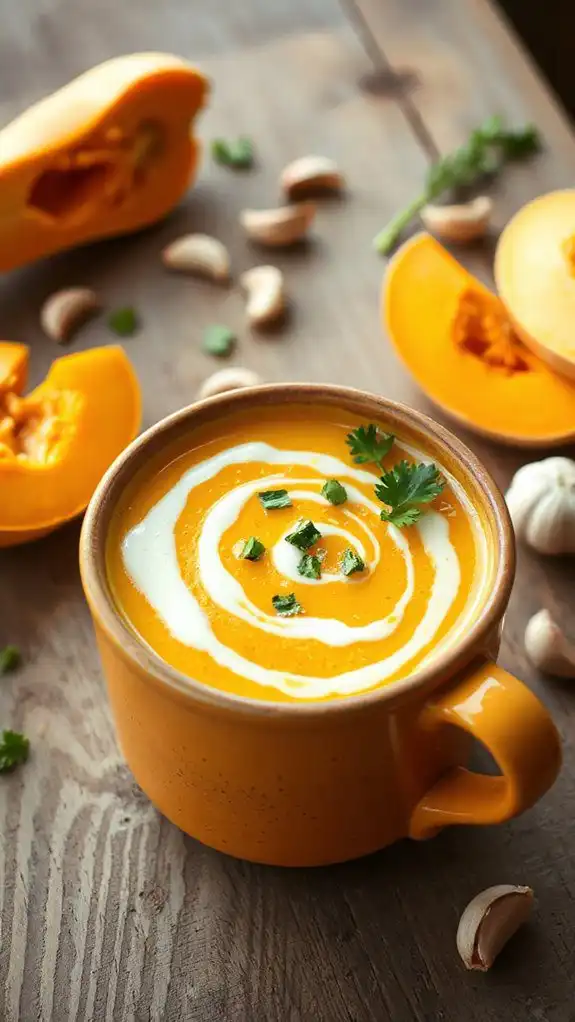 creamy butternut squash soup