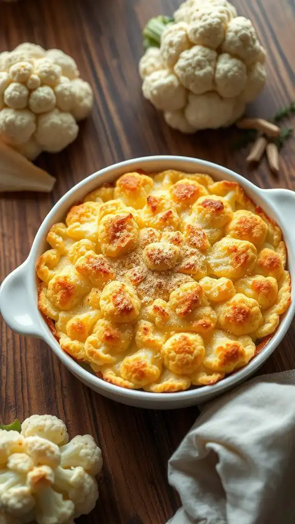 creamy cauliflower cheese dish creamy cauliflower cheese dish