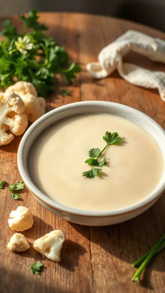 creamy cauliflower soup recipe creamy cauliflower soup recipe
