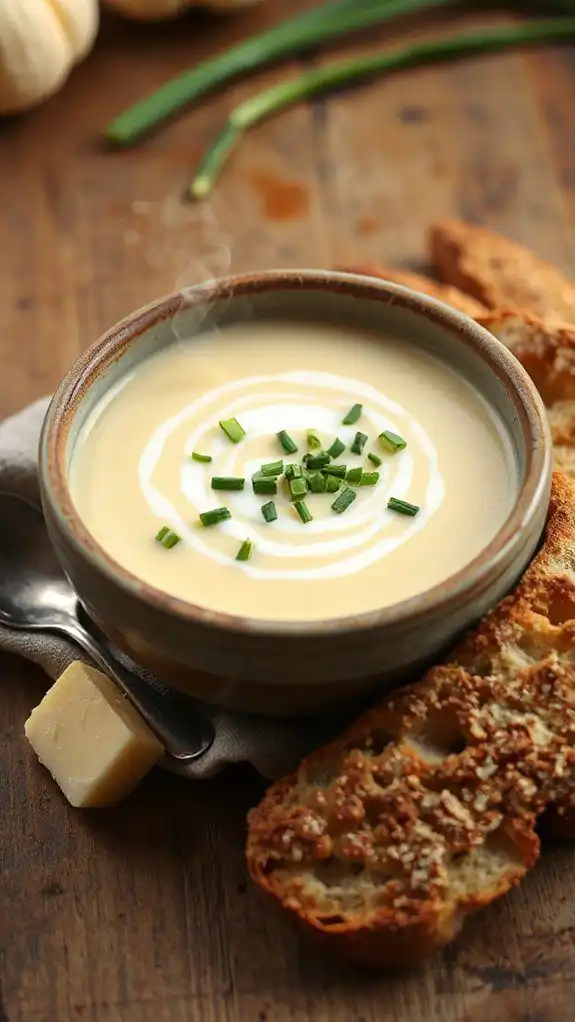 creamy cauliflower soup recipe