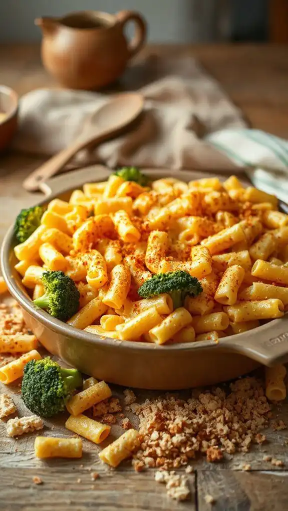 creamy cheese pasta dish