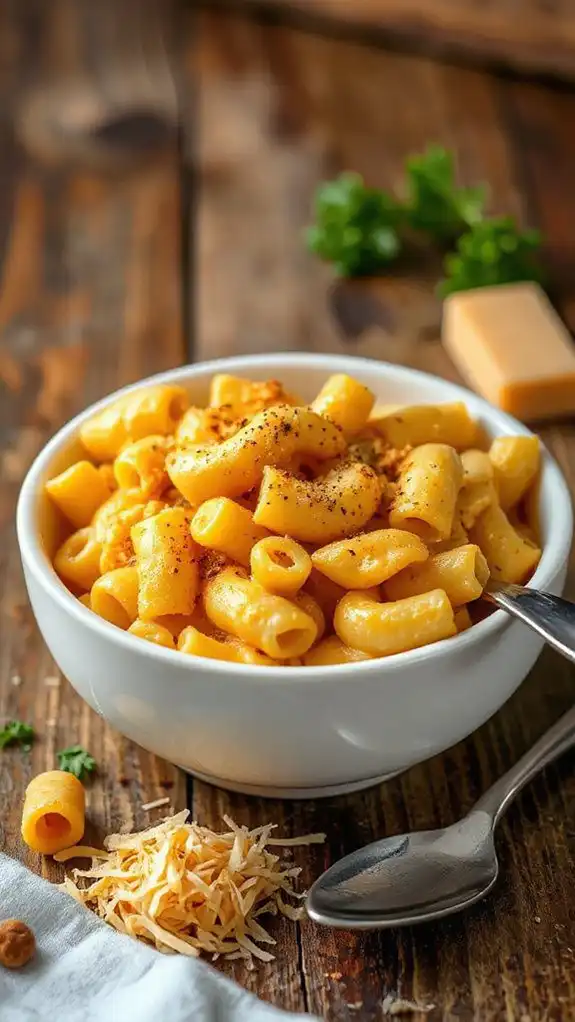 creamy cheesy comfort food