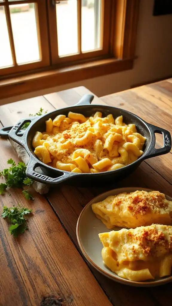 creamy cheesy pasta dish