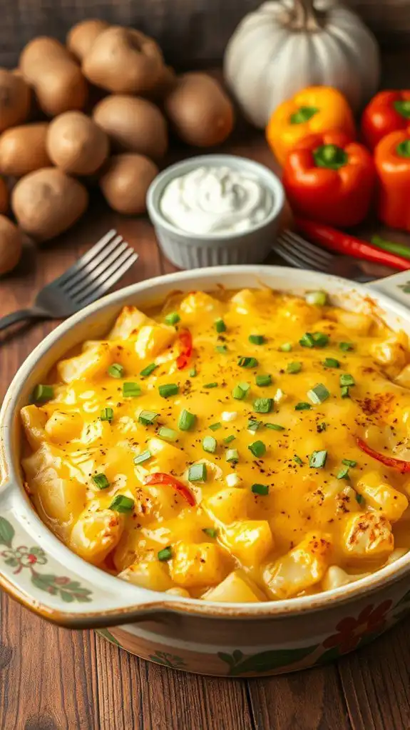 creamy cheesy potato dish