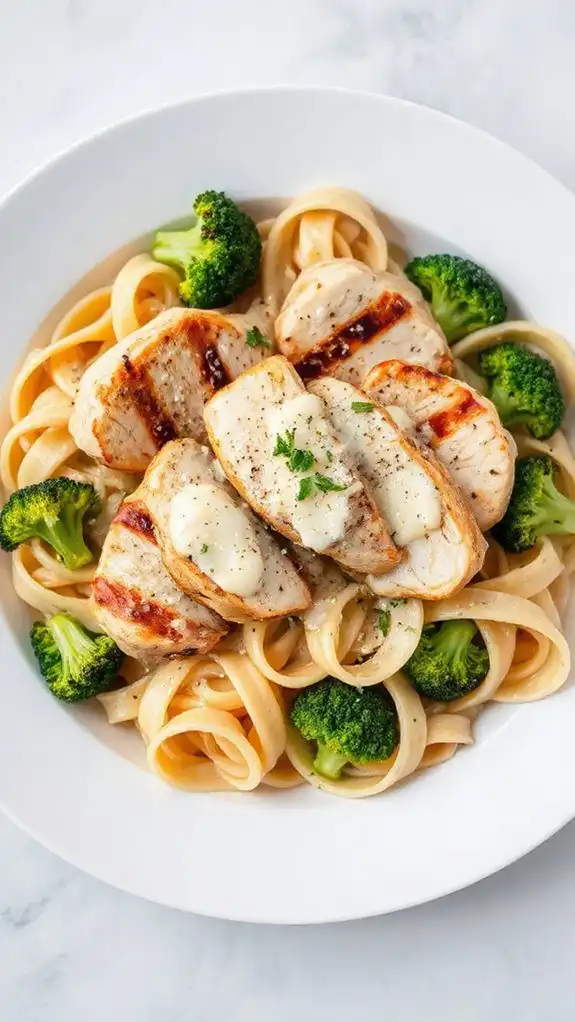 creamy chicken and broccoli