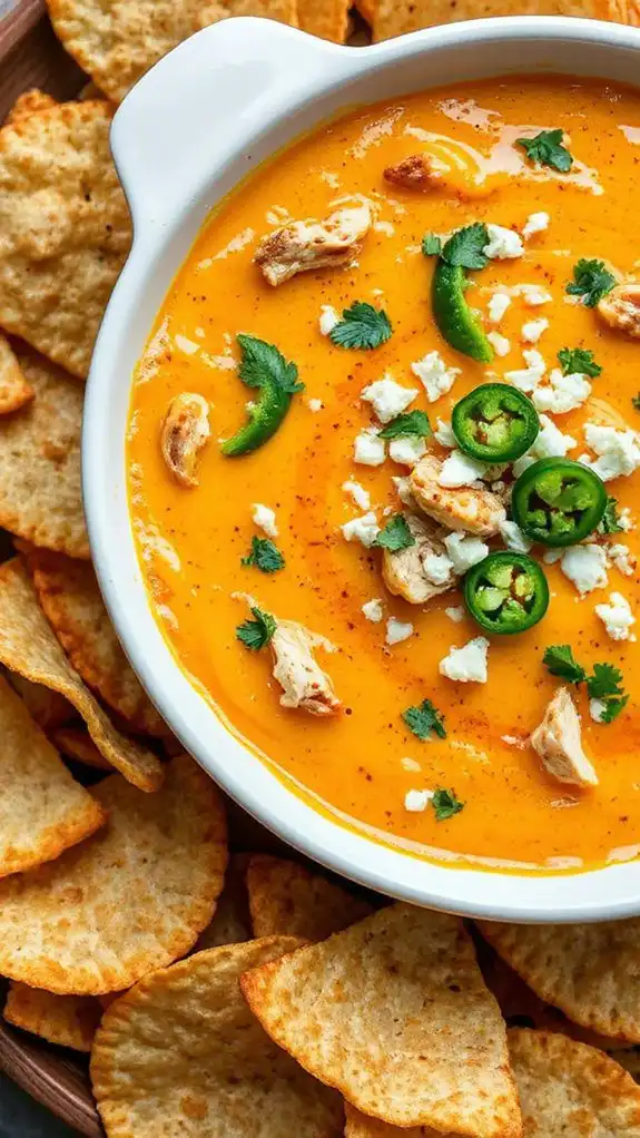creamy chicken cheese dip