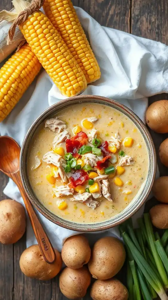 creamy chicken corn soup creamy chicken corn soup