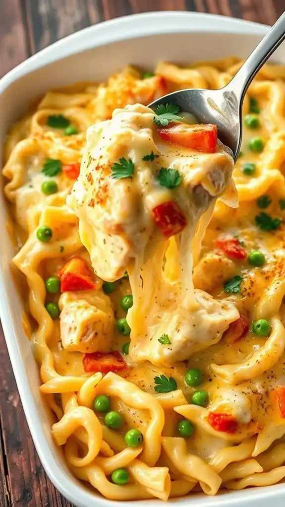 creamy chicken pasta bake creamy chicken pasta bake