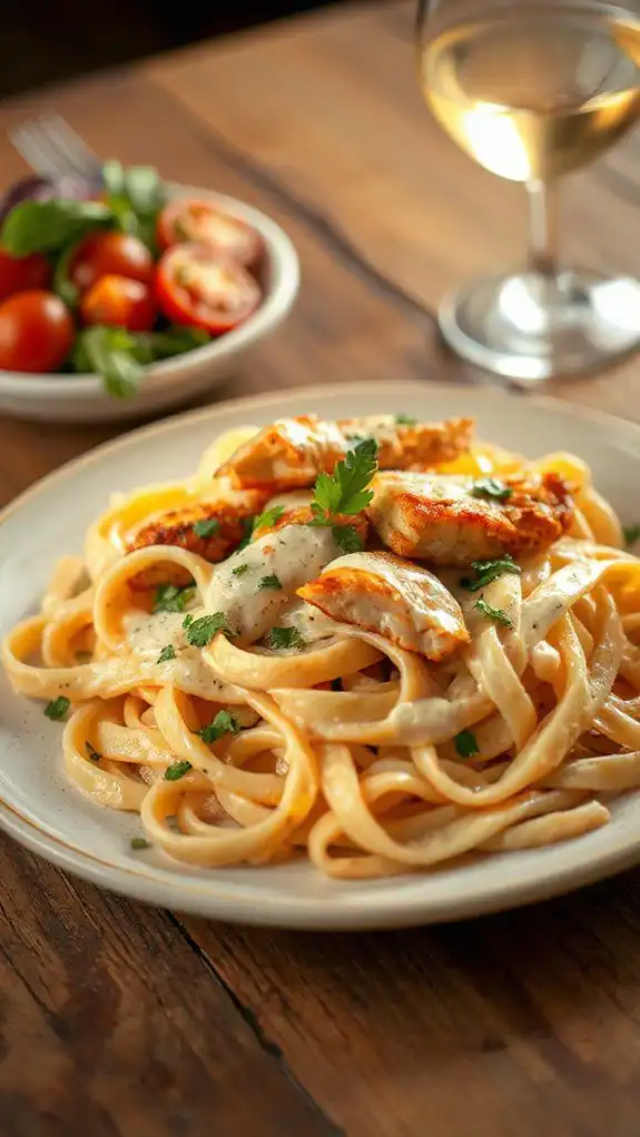 creamy chicken pasta dish
