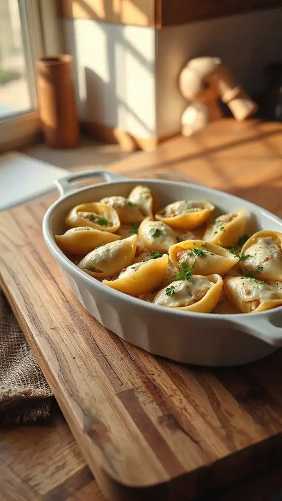 creamy chicken pasta shells