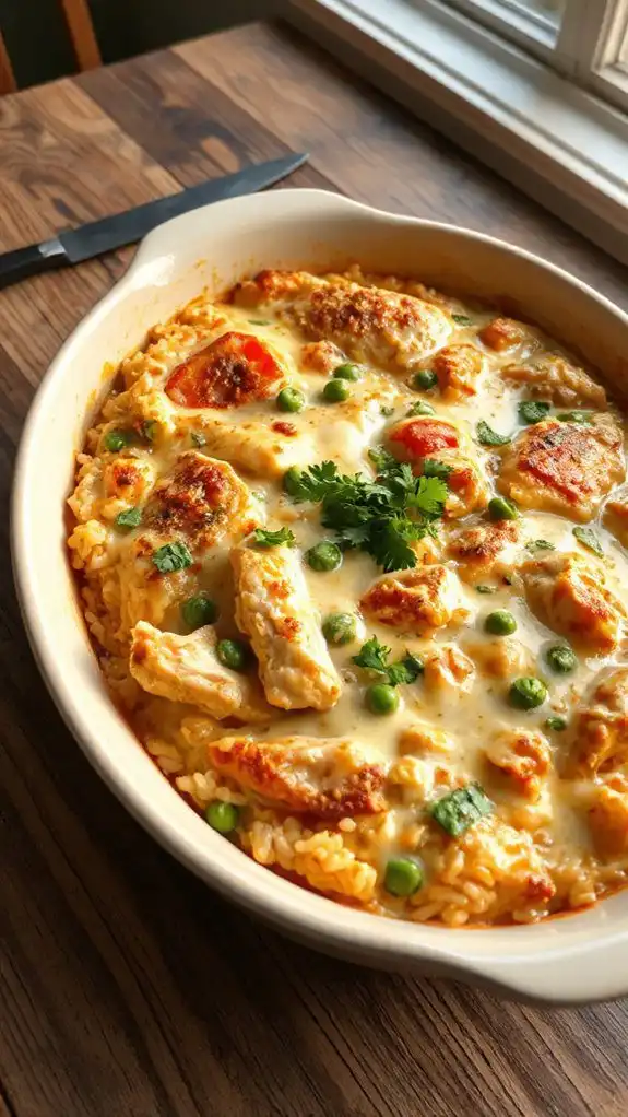 creamy chicken rice dish