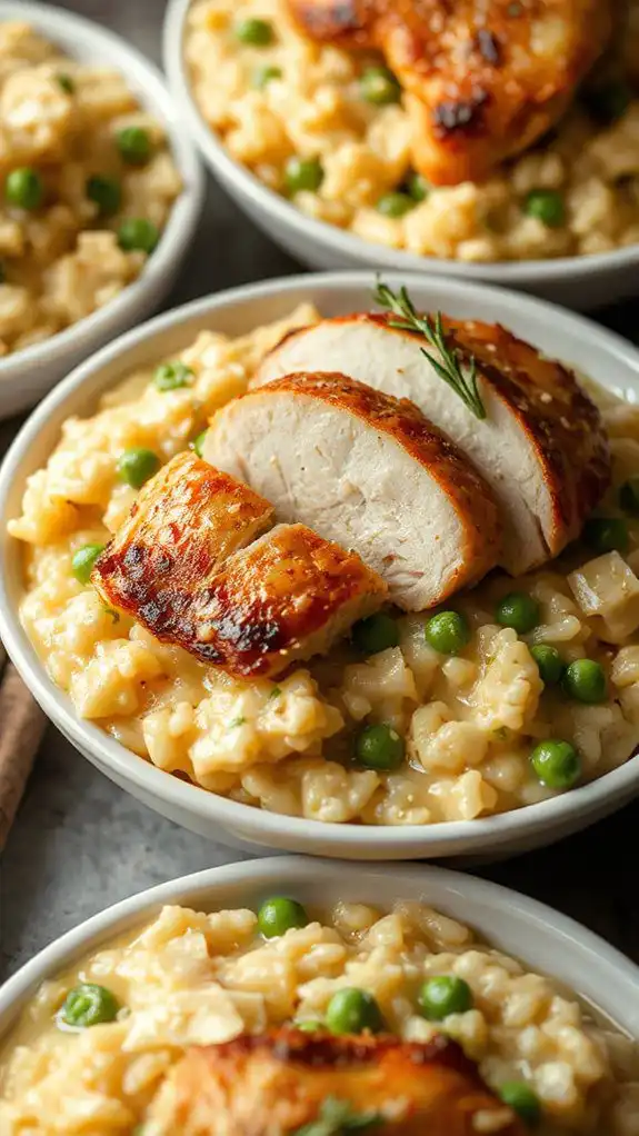 creamy chicken rice dish