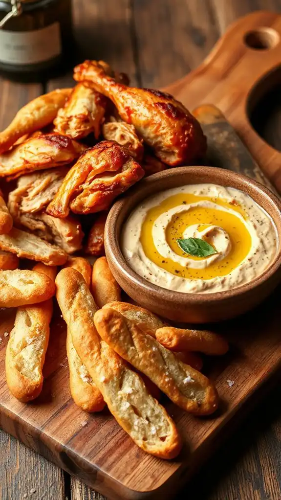 creamy chicken tomato dip