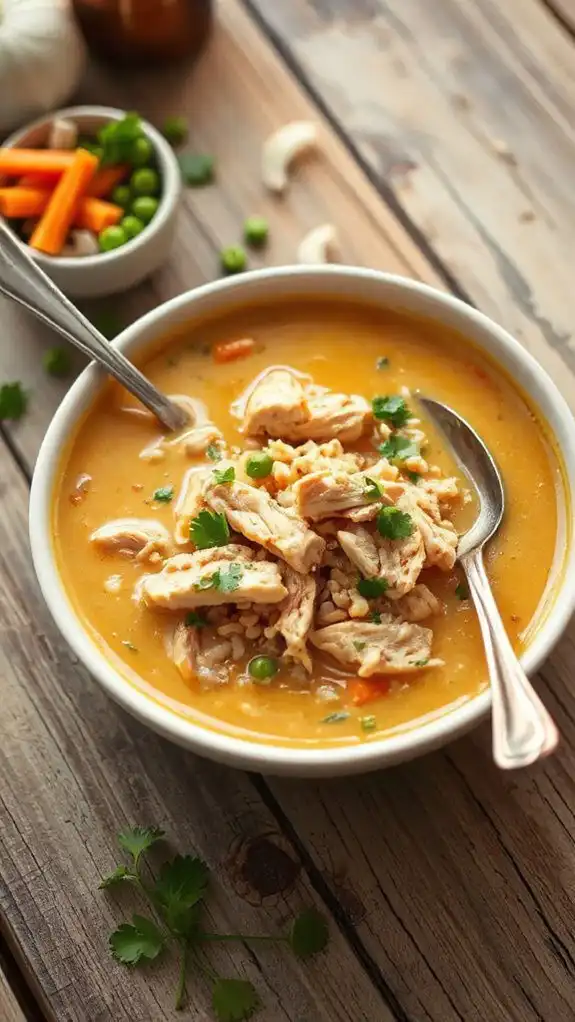 creamy chicken wild rice soup
