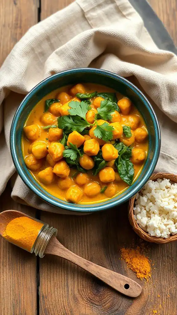 creamy coconut chickpea stew