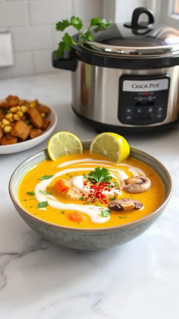 creamy coconut curry soup