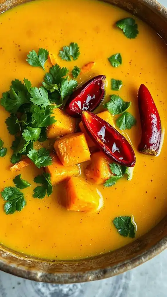 creamy coconut curry soup