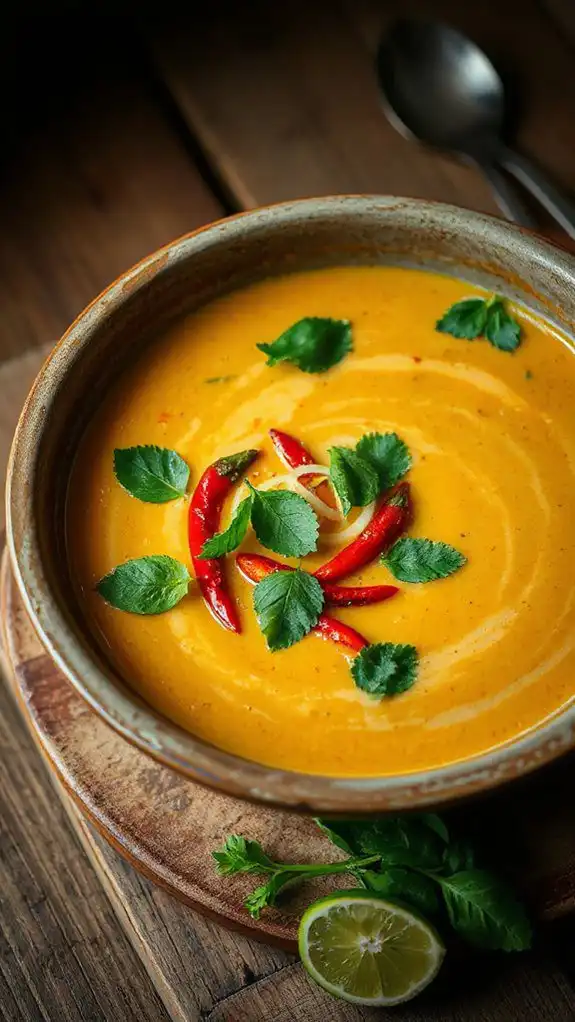 creamy coconut curry soup
