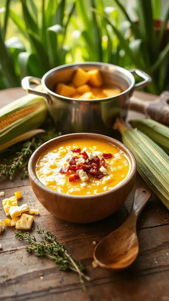 creamy corn soup recipe