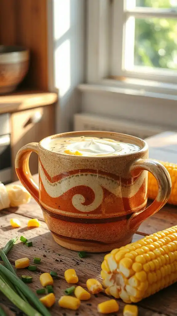 creamy corn soup recipe
