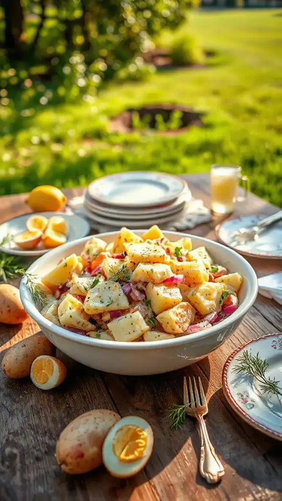 creamy dill potato salad