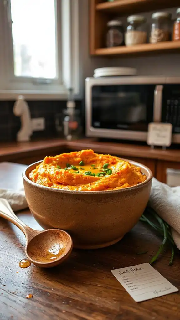 creamy flavorful sweet potato mash