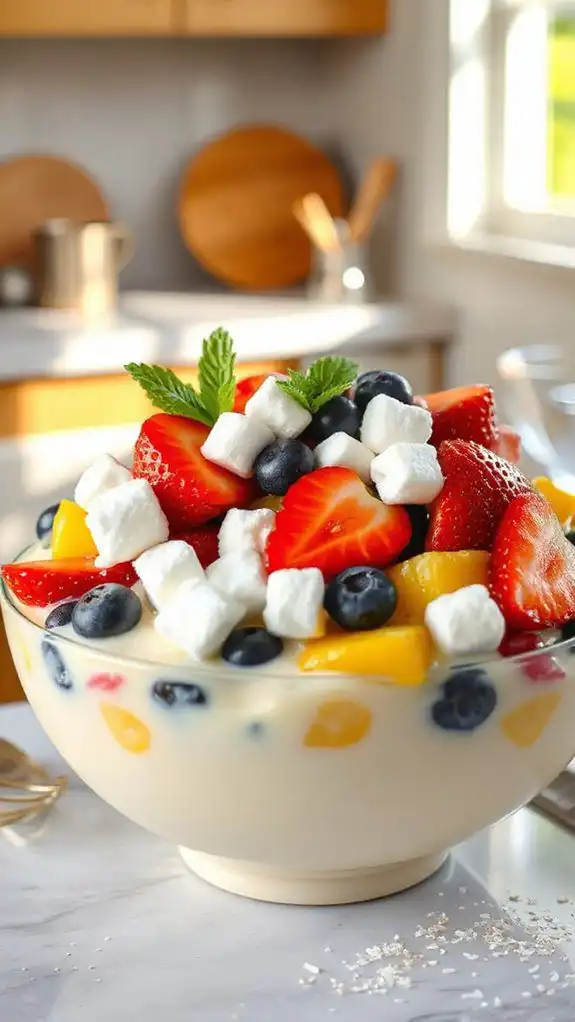 creamy fruit dessert blend