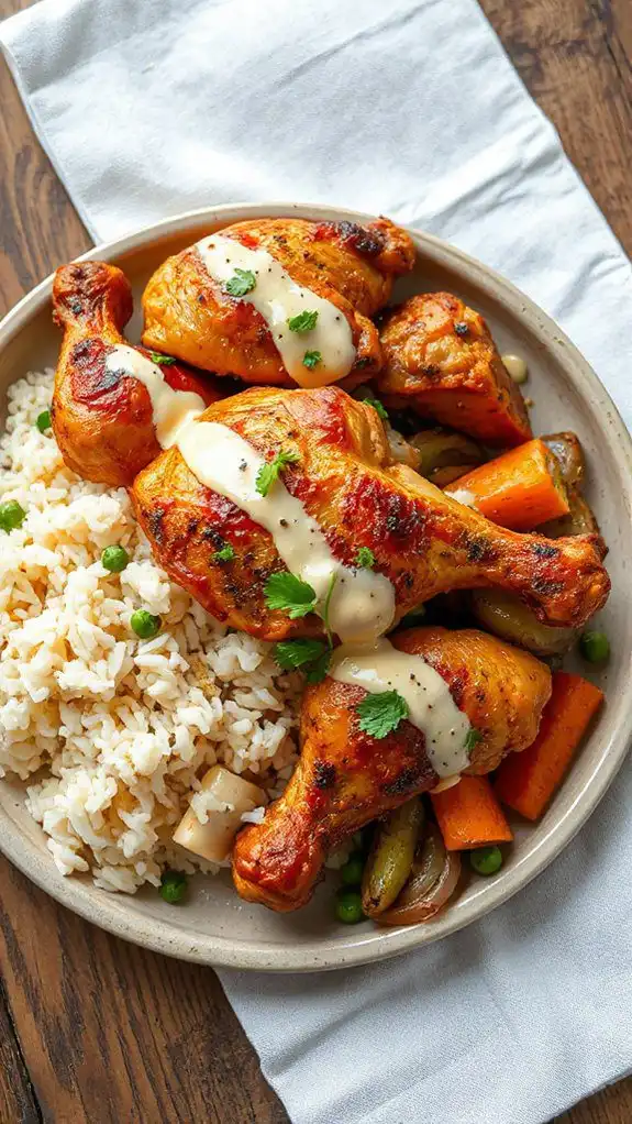 creamy garlic chicken dish