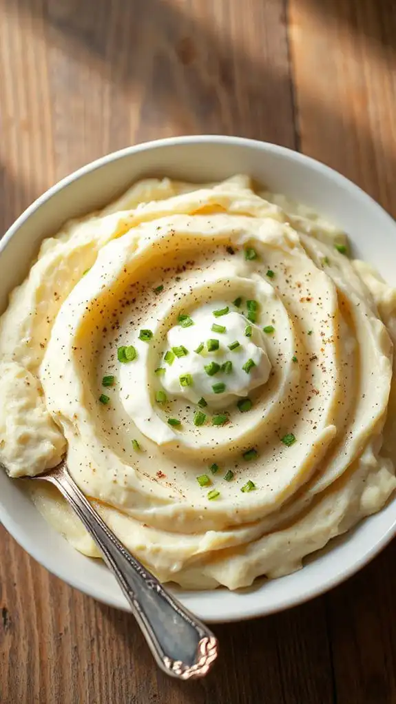 creamy garlic mashed potatoes