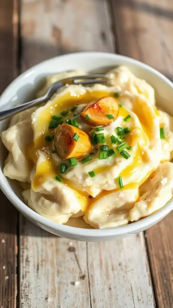 creamy garlic mashed potatoes