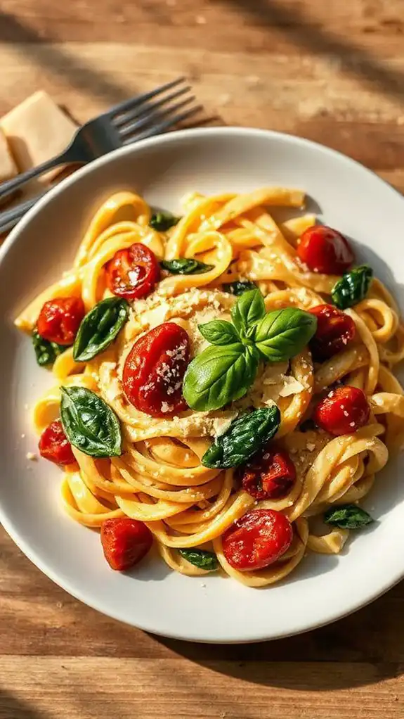 creamy garlic pasta recipe