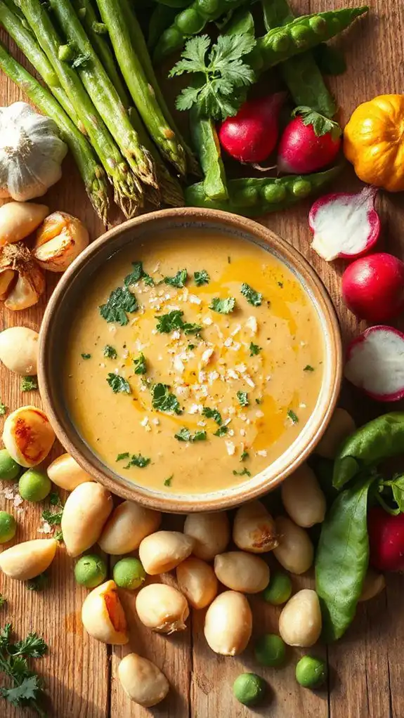 creamy garlic white bean soup creamy garlic white bean soup
