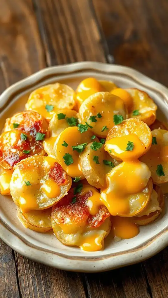 creamy layered potato dish