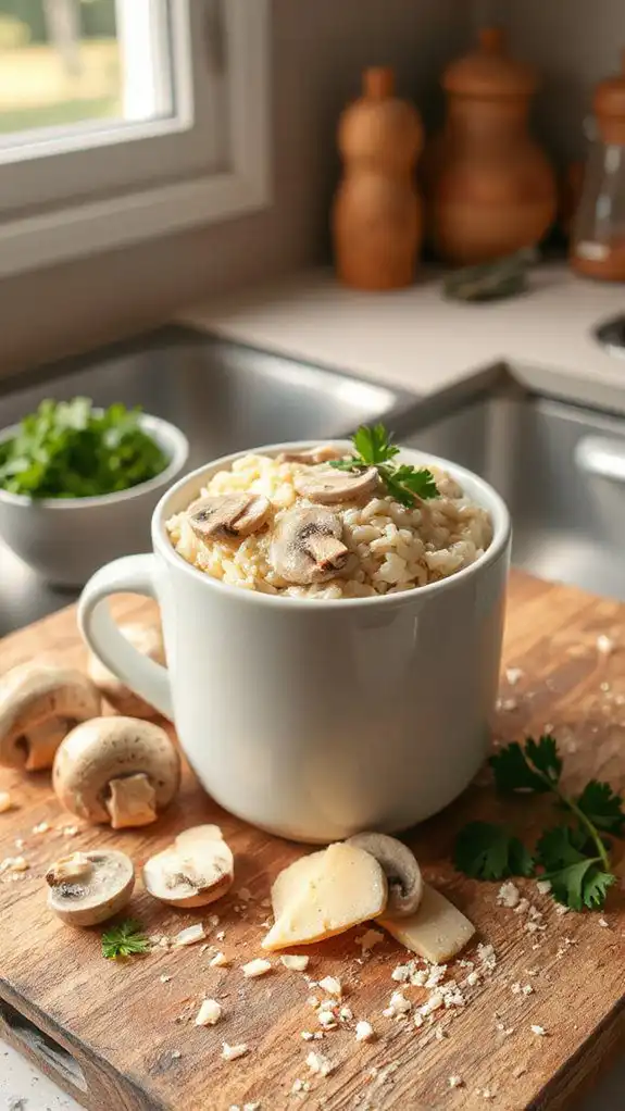 creamy mushroom risotto recipe