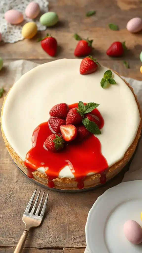 creamy new york cheesecake