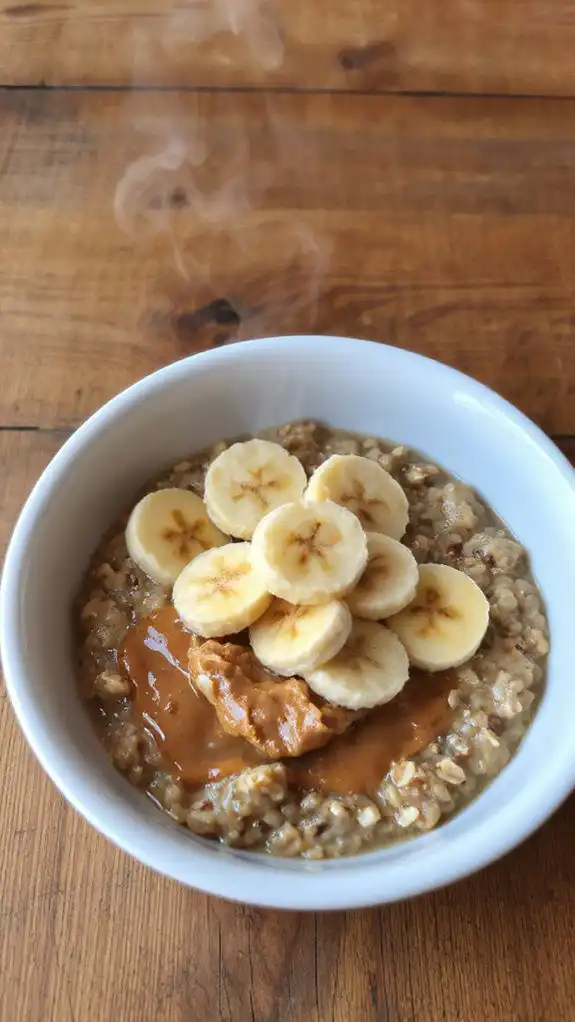 creamy nutritious breakfast bowl
