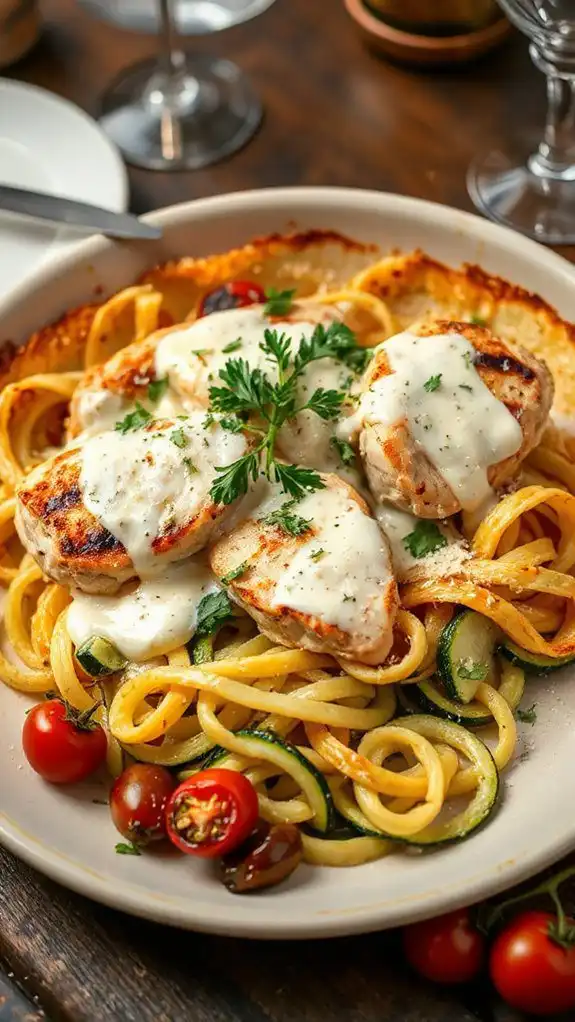 creamy pasta casserole dish
