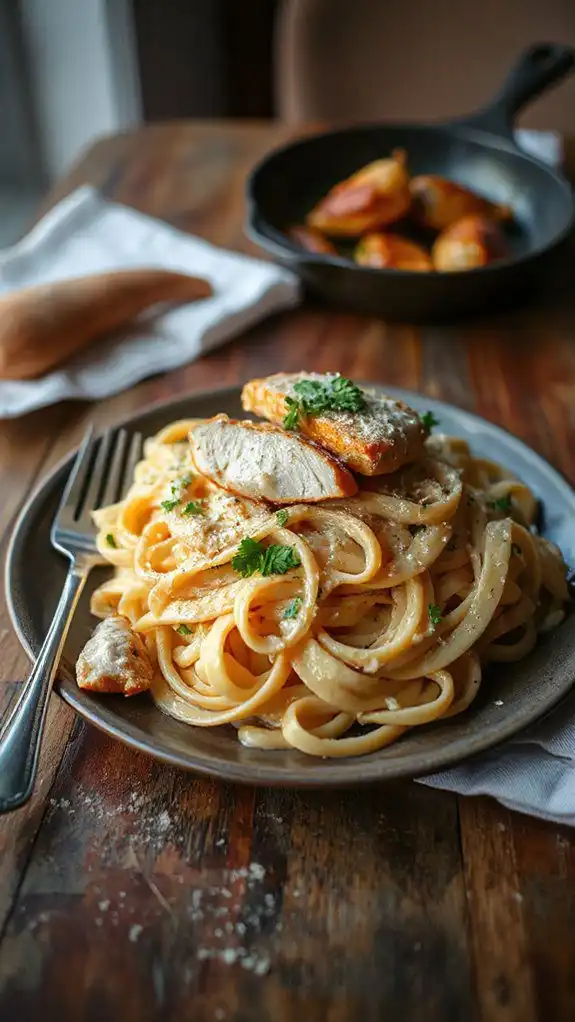 creamy pasta chicken dish