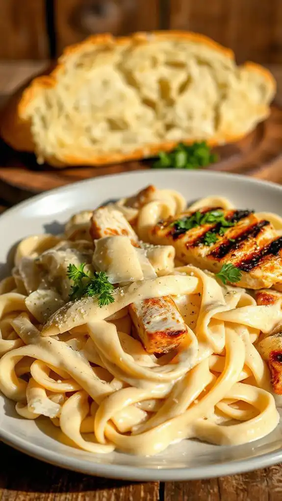 creamy pasta with chicken